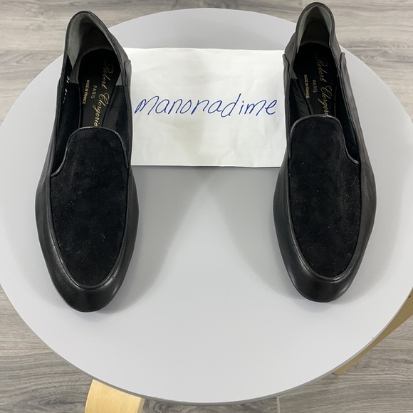 New Robert Clergerie Fani Suede and Leather Loafer - Picture 8 of 8